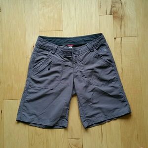 North Face brown shorts